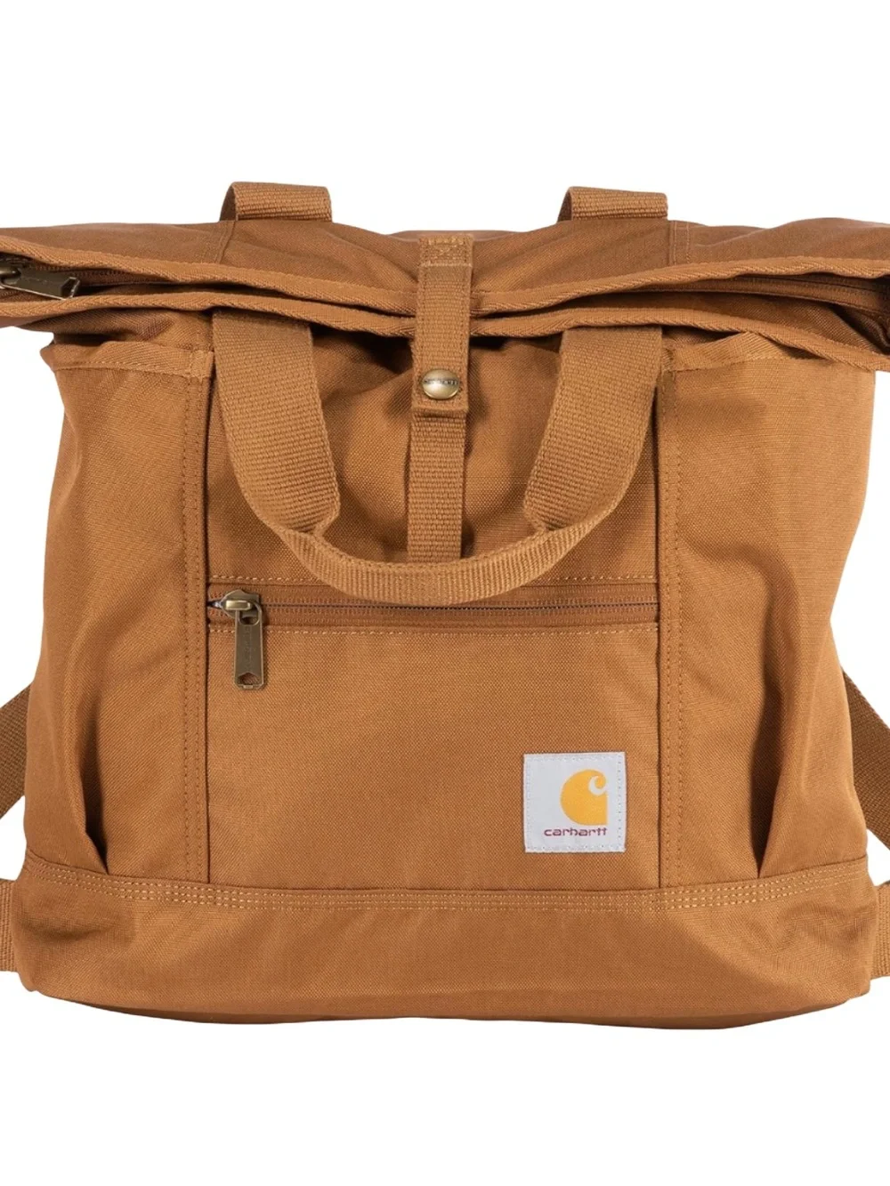 Carhartt Brown Canvas Convertible Tote Backpack